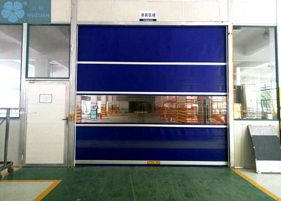 5.5KW 0.8mm Window Dust Proof PVC Roller Shutter Doors