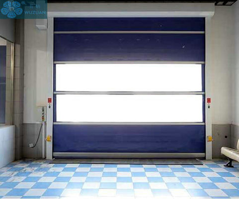 5.5KW 0.8mm Window Dust Proof PVC Roller Shutter Doors