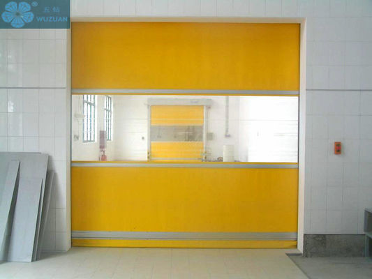 5.5KW 0.8mm Window Dust Proof PVC Roller Shutter Doors