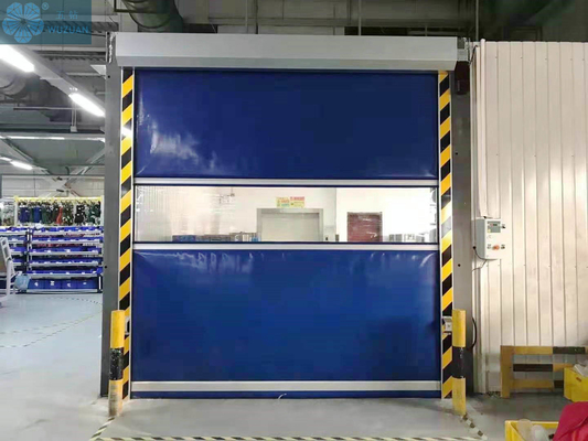                  Customized Industrial Rapid Fast Rolling up PVC Shutter High Speed Door             