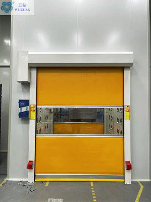                  Industry Fast Rolling Automatic Operated PVC High Speed Rapid Lift Roller Shutter Door             